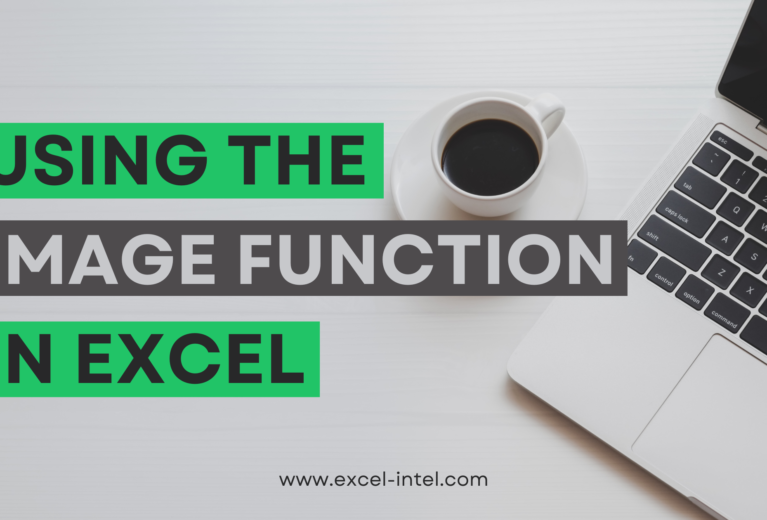 Using the IMAGE Function in Excel